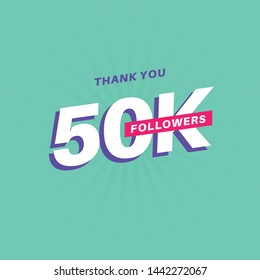 50k Followers Banner Social Media