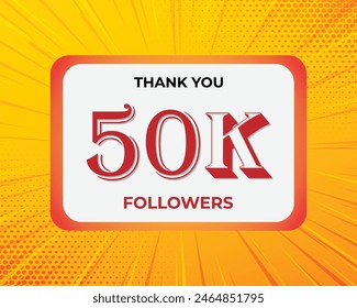 50k followers celebration thank you