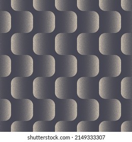 50s 60s 70s Old Fashioned Style Seamless Pattern Vector Abstract Background. Retro Art Geometric Wavy Psychedelic Continuous Wallpaper. Boho Fashion Stylish Fancy Repetitive Pattern. Wavy Texture