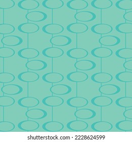 50s Mid Century Modern Pattern, 1950s Atomic Mod Design Art