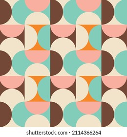 50s Mid Century Modern Seamless Pattern