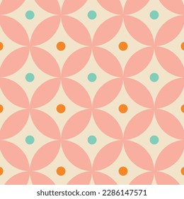 50s Mid Century Modern Seamless Pattern