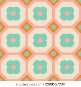 50s Mid Century Modern Seamless Pattern