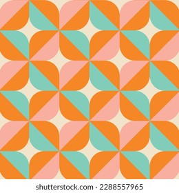 50s Mid Century Modern Seamless Pattern