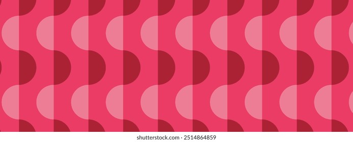 50s Mid Century Modern Seamless Pattern, Vector pattern