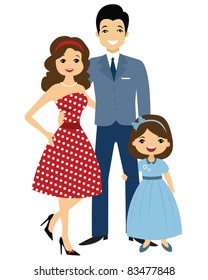 50`s style family