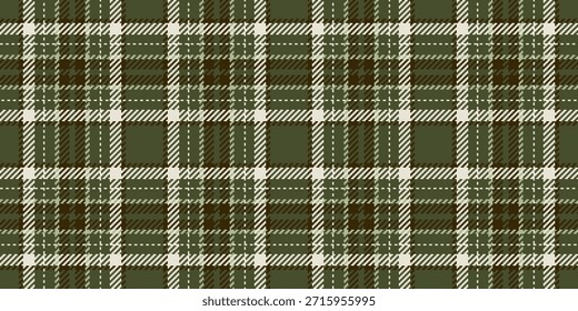50s vetor textura têxtil, camisa xadrez tartan check. Padrão de fundo de tecido inglês sem costura na paleta de cores escuras e de cal.