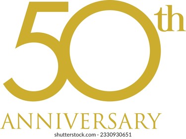 50th Anniversary Logo Golden Years