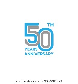 50th Anniversary Logo Template Vector Illustration Stock Vector ...