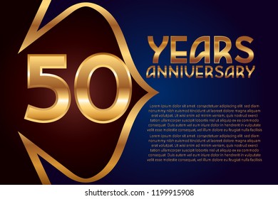 50th Anniversary numbers. background for anniversary
