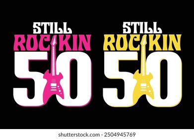 50th birthday t shirt design