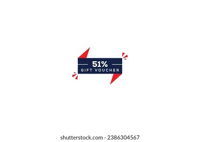 51% descuento descuento descuento descuento diseño de cupón diseño de cupón regalo cupón de regalo promoción de diseño promocional