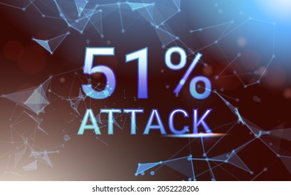 51 por ciento de ataque a la cadena de bloqueo robo criptodivisa bloqueo de red de hackeo horizontal