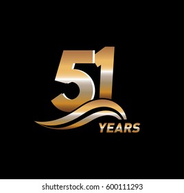 51 Years Anniversary Celebration Design