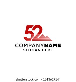 52 Mountain Logo Design Concept