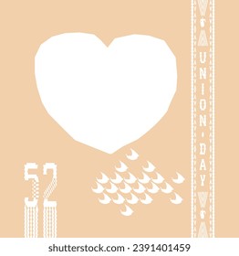 52 Nationalfeiertag der VAE. Arabisch übersetzt: Union Day of United Arab Emirates. Illustration. Vektor eps10.