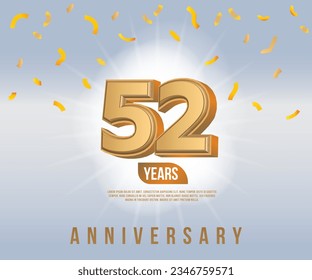 The 52 years anniversary marks a significant milestone in a journey of love, commitment, and growth. 