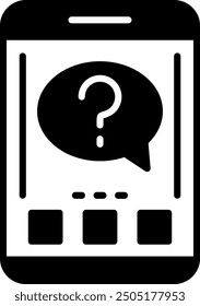 524 - Question Flat Vector Icon Design