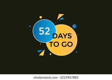 53 days to go, icon, stile, timer, countdown, clock, time,  background, template, 53 days to go, countdown, sticker, left banner, business, sale, label button
