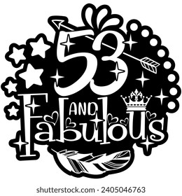 53 and fabulous black vector graphics and cut file