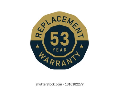 53 year replacement warranty, Replacement warranty images
