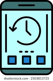 530 - History Flat Vector Icon Design