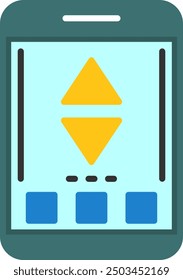 531 - Sort Line Filled Vector Icon Design