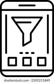 532 - Filter Flat Vector Icon Design