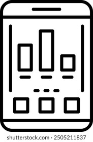 536 - Chart Flat Vector Icon Design