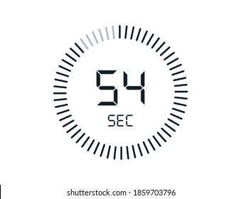 54 second timers Clocks, Timer 54 sec icon