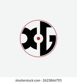 540 letra logo forma matemática geométrica aprendizaje educativo círculo elipse pistola blanco espacio negativo X G
