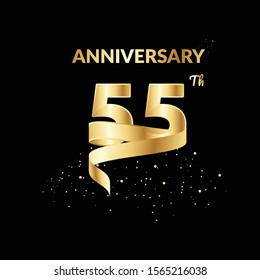 55 Anniversary Number For Celebrate Design