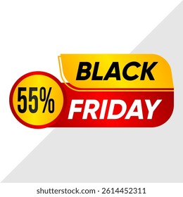 55% Discount Offer Banner - Mega Sale Promotion