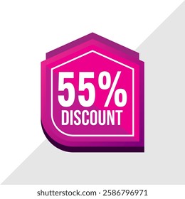 55% Off Sale Banner - Exclusive Discount Promotion