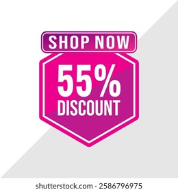 55% Off Sale Banner - Exclusive Discount Promotion