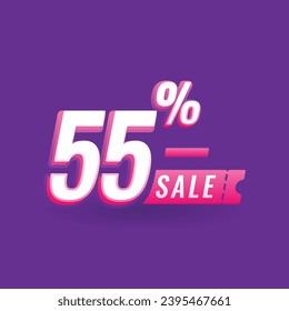 55 Percent Special Discount Sale