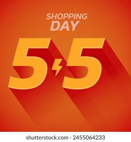 5.5 sales  shopping day promotion offer