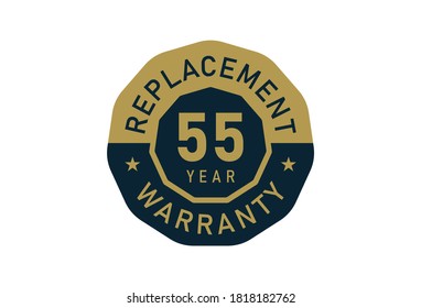 55 year replacement warranty, Replacement warranty images