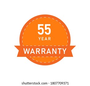 55 Year Warranty Logo image