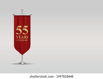 55 Years Anniversary - Flag icon