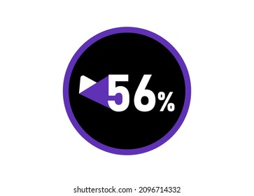56% Round design vector, 56 percent images