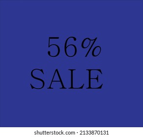 56% Sale vector art and illustration
