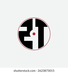 565 carta logotipo forma geométrica matemática educacional redondo círculo elipse arma alvo espaço negativo Z T