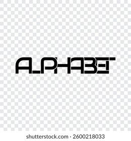 57 alphabet word monogram offset path logo