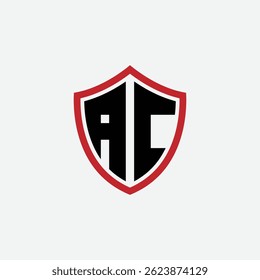 573 shield logo shape letter alphabet educational learning A C