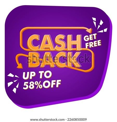 58% off money post promotion vector design template