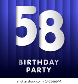 58 years anniversary