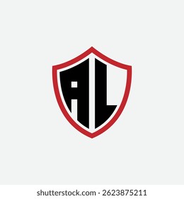 581 escudo logo forma letra alfabeto aprendizaje educativo A L