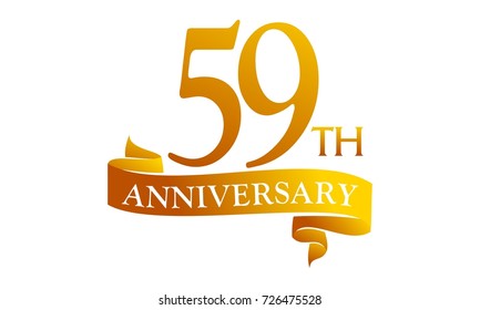 59 Ribbon Anniversary 