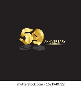 59 Year Anniversary Vector Template Design Illustration